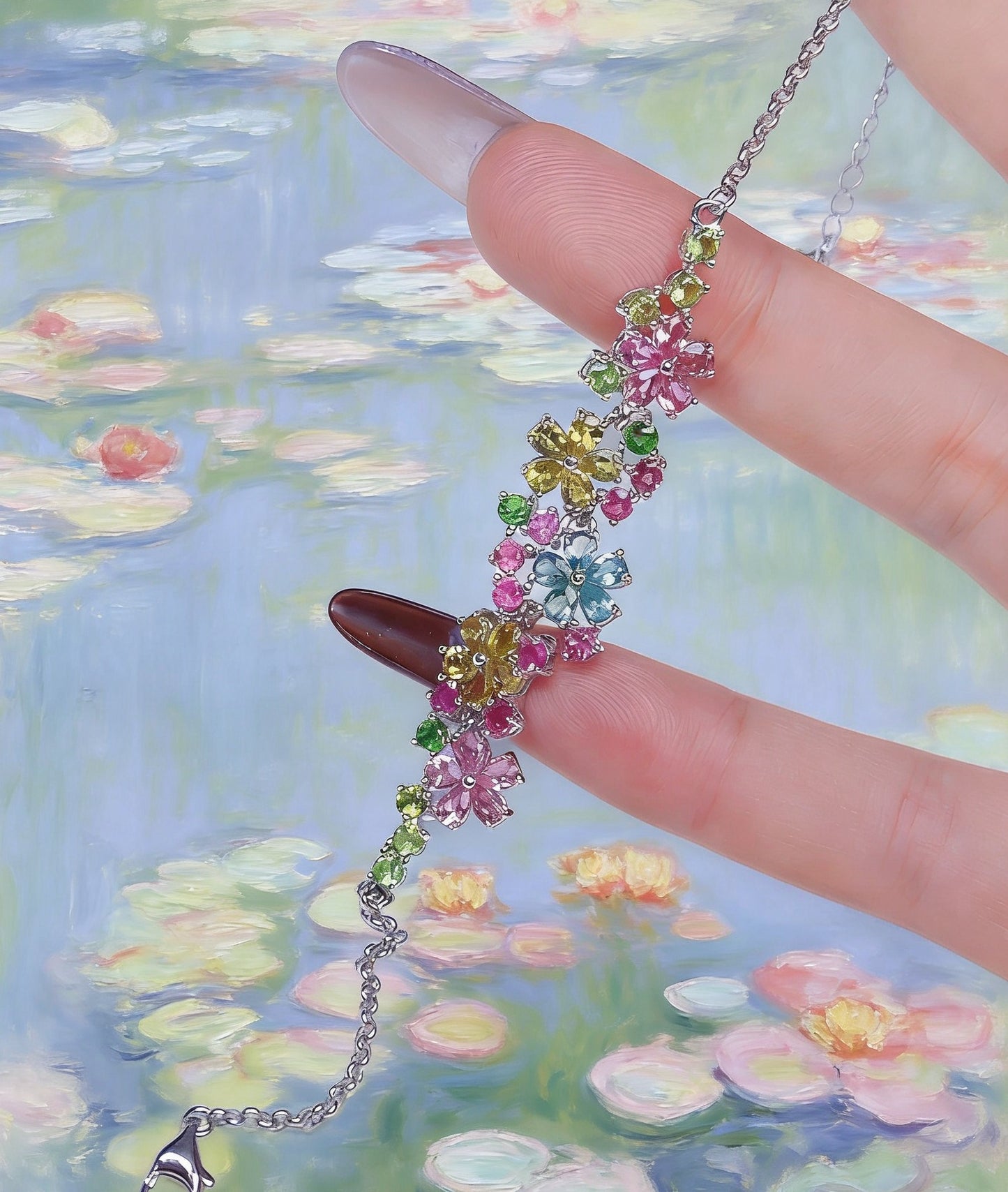 High-quality natural tourmaline bracelet