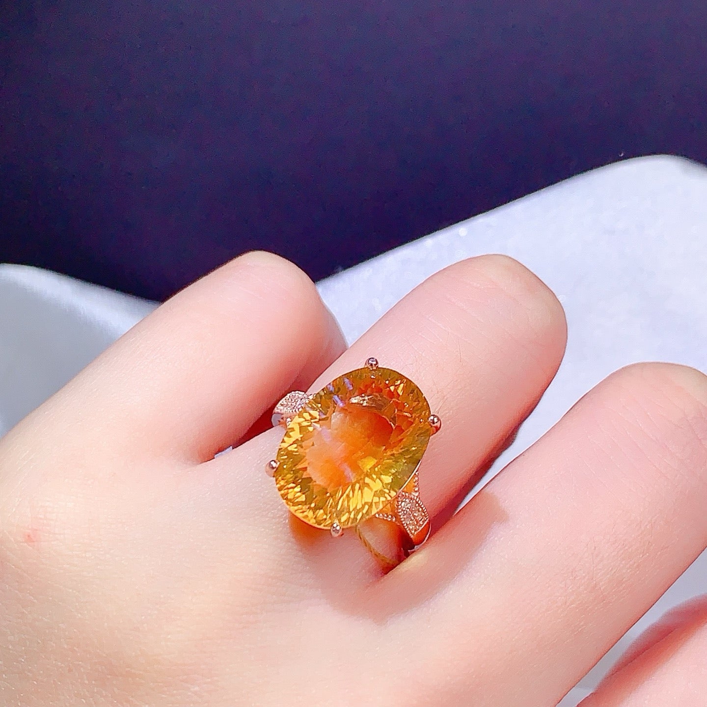 citrine ring