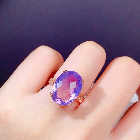 lavender amethyst ring,