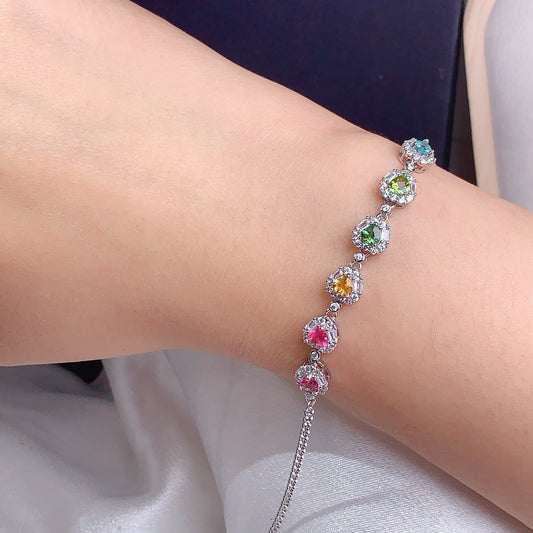 natural tourmaline bracele