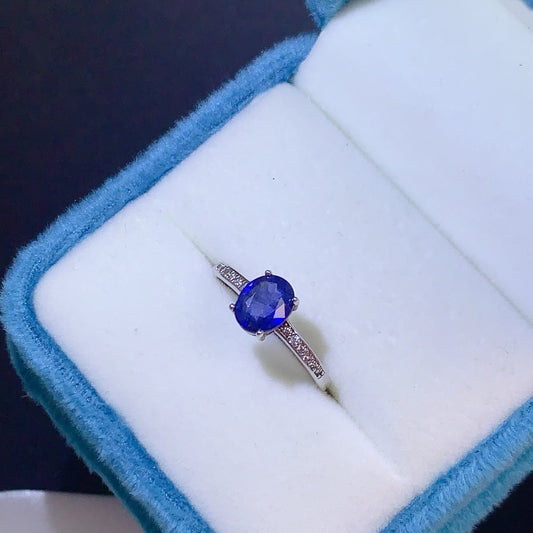 high-quality natural sapphire ring
