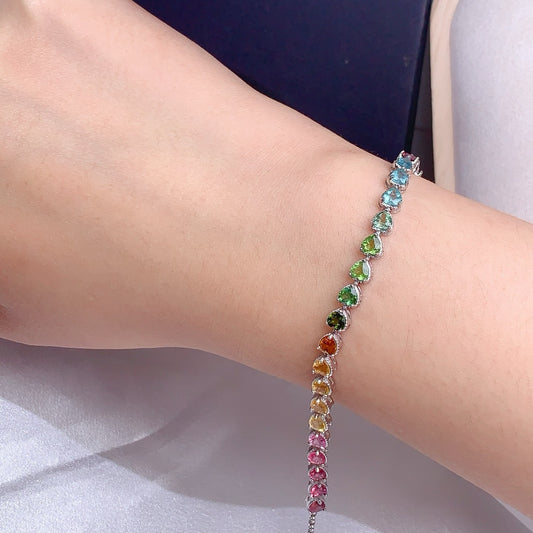 natural tourmaline bracelet