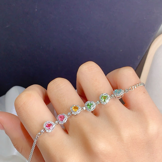 natural tourmaline bracelet