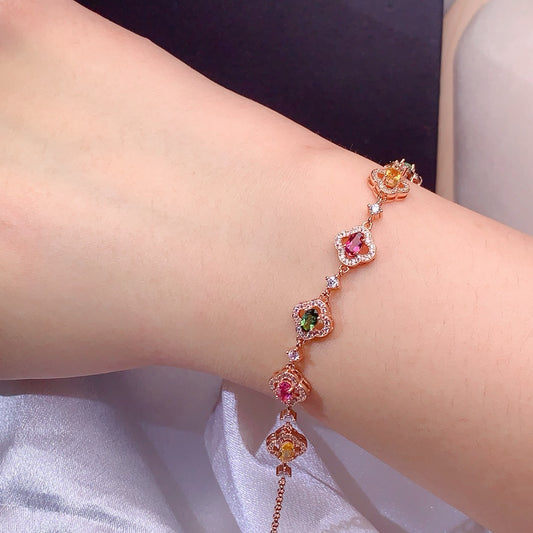 High-quality tourmaline bracelet