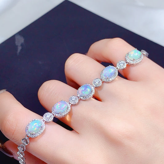 High-quality natural opal bracelet